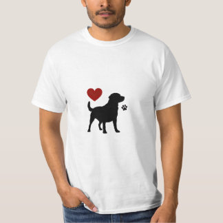 Labrador Liebe Silhouette T - Shirt