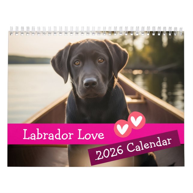 Labrador-Liebeskalender Kalender (Titelbild)
