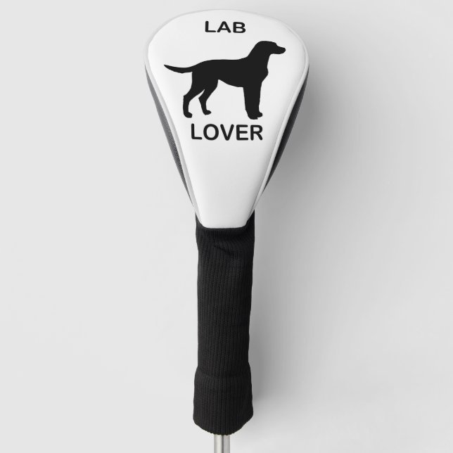 Labrador Liebhaber Golf Headcover (Vorderseite)