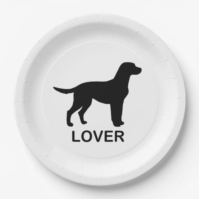 Labrador Liebhaber Pappteller (Vorderseite)