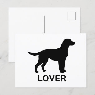 Labrador Liebhaber Postkarte