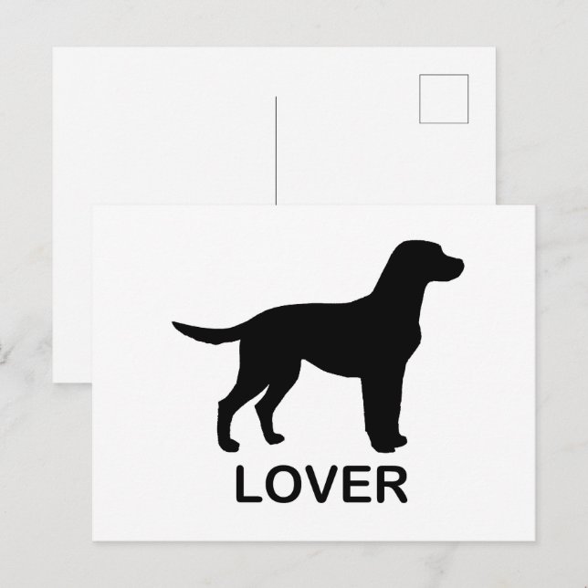 Labrador Liebhaber Postkarte (Vorne/Hinten)
