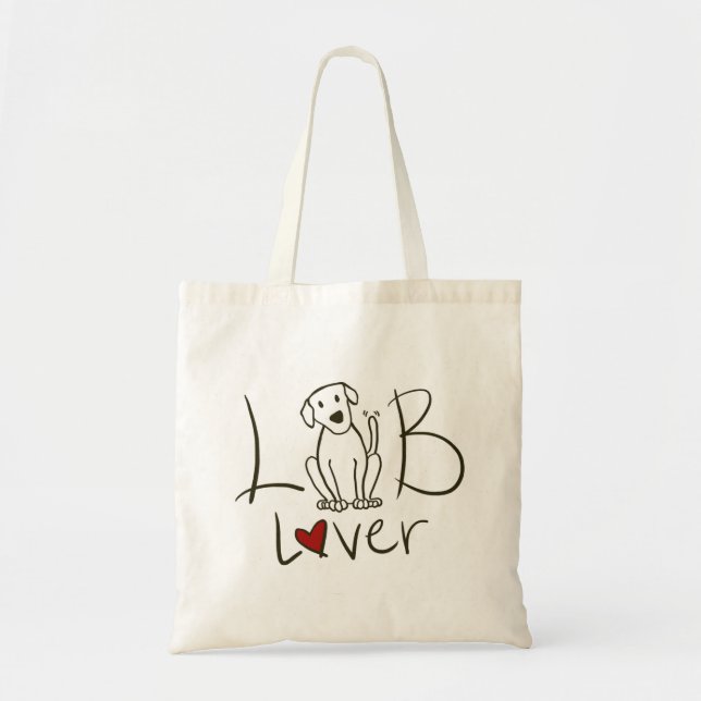 Labrador-Liebhaber-Taschen-Tasche Tragetasche (Vorne)