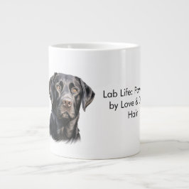 Labrador Life Collection : Powered by Liebe & Dop  Jumbo-Tasse
