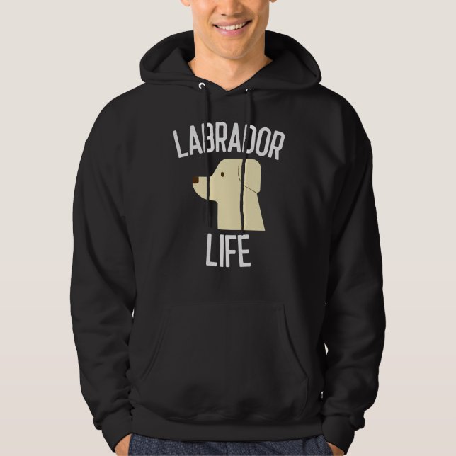 Labrador Life Dog Hoodie (Vorderseite)