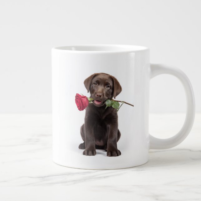 Labrador Love Jumbo-Tasse (Rechts)