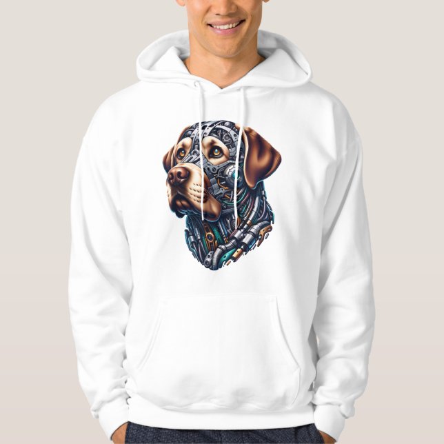 Labrador Lover Android Inspiriert Art Hoodie (Vorderseite)