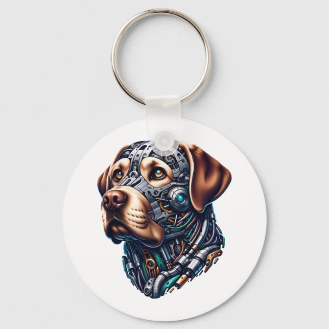 Labrador Lover Android Inspiriert Art Schlüsselanhänger (Vorderseite)