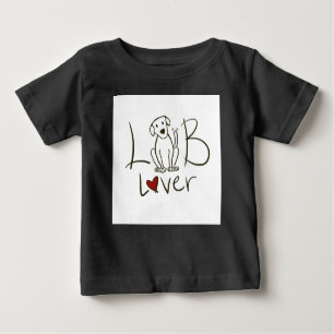 Labrador Lover Baby 3/4 Sleeve Raglan Shirt