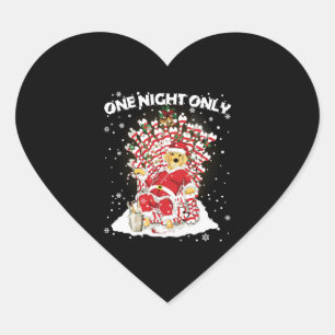 Labrador Lovers Christmas Dog Funny T Shirt Herz-Aufkleber