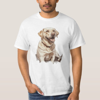 Labrador Lovers Fotorealistische Hundekunst für Si T-Shirt