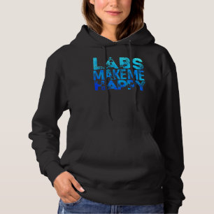 Labrador macht mich glücklich Labrador Retriever L Hoodie