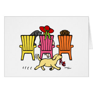 Labrador-Mama am Poolside