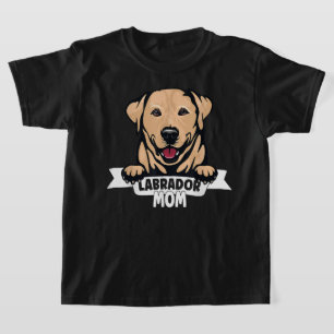 Labrador Mama blonder Labrador gelb Labrador Retri T-Shirt