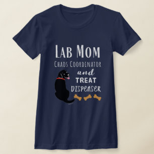 Labrador Mama Chaos Koordinator Black Labrador T-Shirt