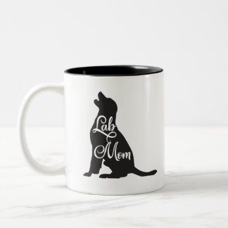 Labrador Mama Funny Hund Mama - Labrador Hund Zweifarbige Tasse