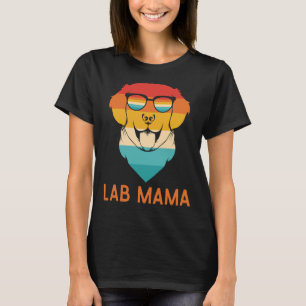 Labrador-Mama für Elternteile, die Labrador zurück T-Shirt