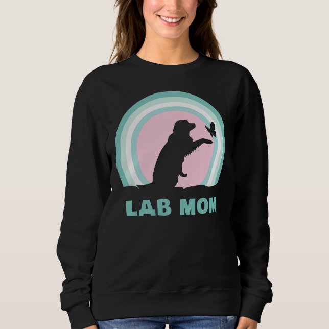 Labrador-Mama für Labrador Sweatshirt (Vorderseite)
