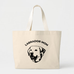 Labrador-Mama Jumbo Stoffbeutel