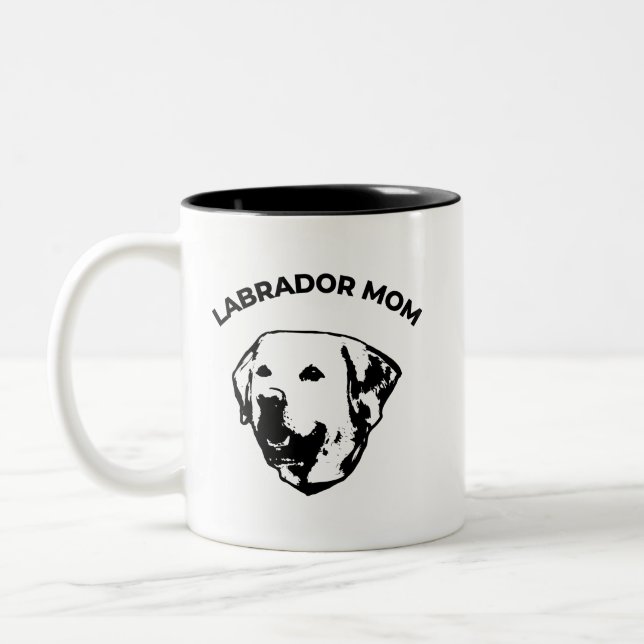 Labrador Mama Kaffee Tasse (Links)