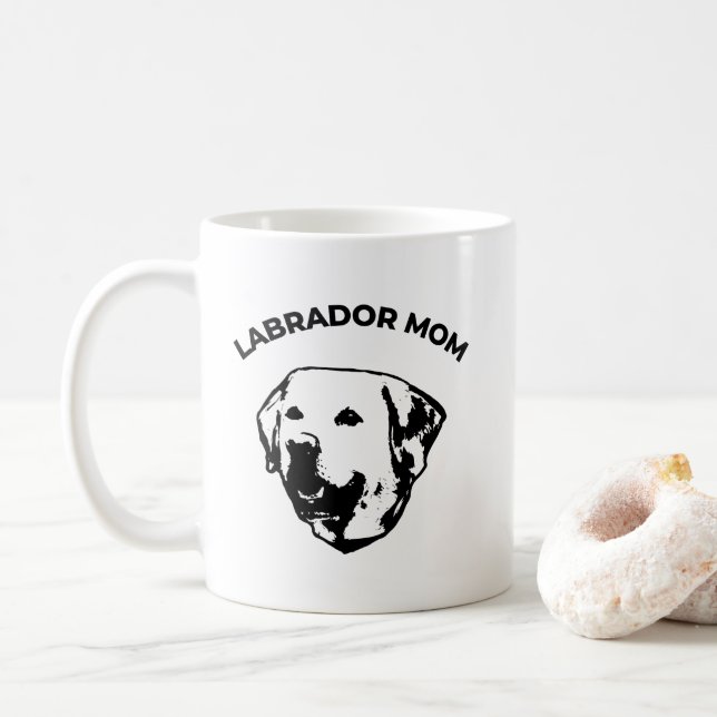 Labrador-Mama Kaffeetasse (Mit Donut)