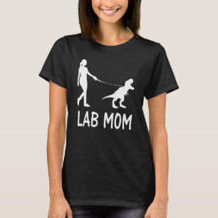 Labrador Mama Labrador Retriever Mama Dog Dinosaur T-Shirt