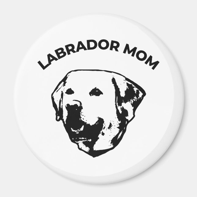 Labrador-Mama Magnet (Vorne)