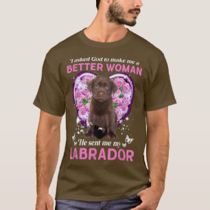 Labrador Mama Mama Hund Lover Besitzer glückliche T-Shirt