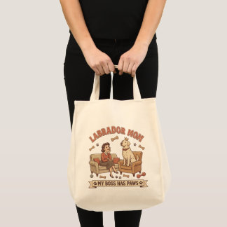 Labrador-Mama Mein Chef Hat Pfoten Tragetasche