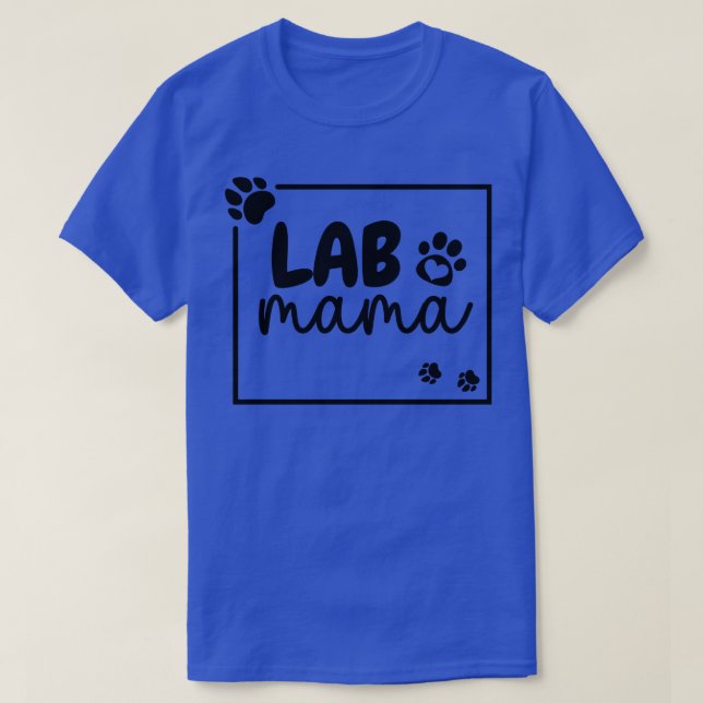 Labrador Mama Paw 6 T-Shirt (Design vorne)