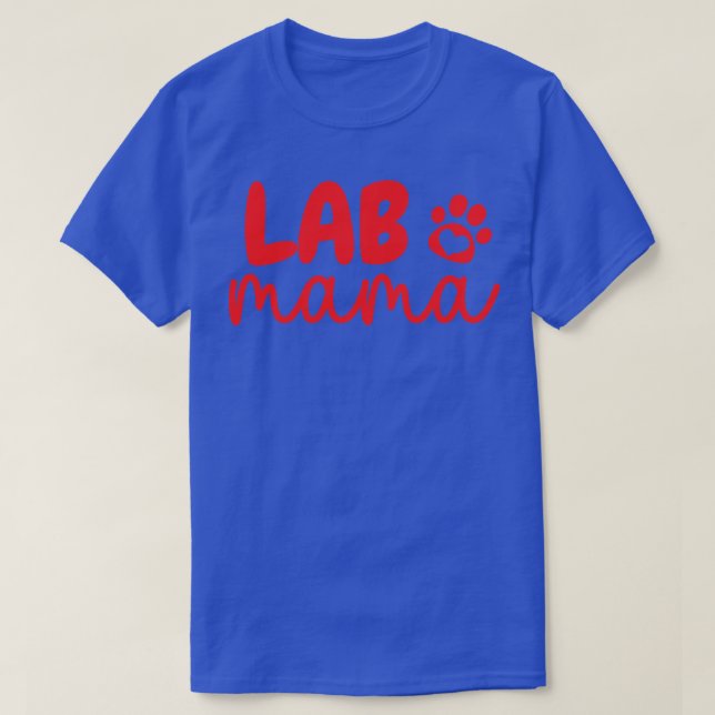 Labrador Mama Paw 7 T-Shirt (Design vorne)