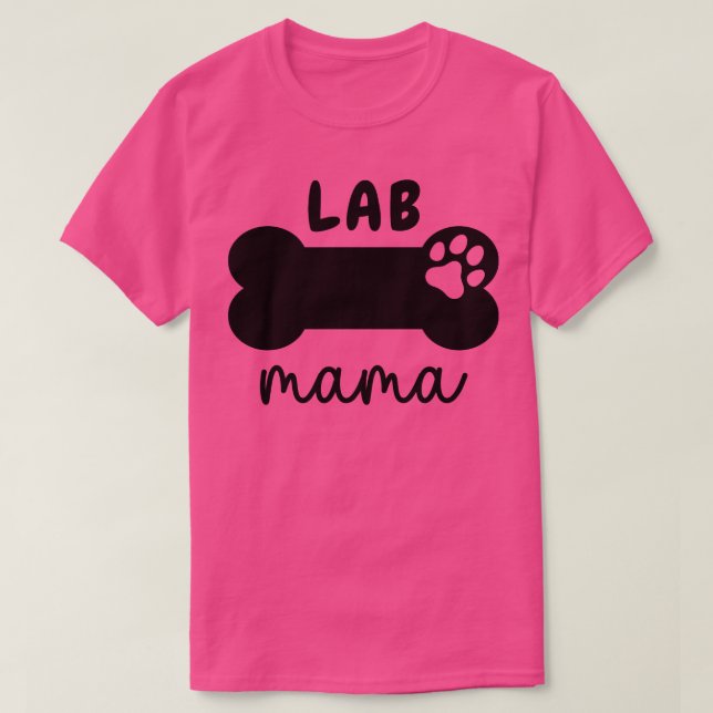 Labrador Mama Paw 9 T-Shirt (Design vorne)