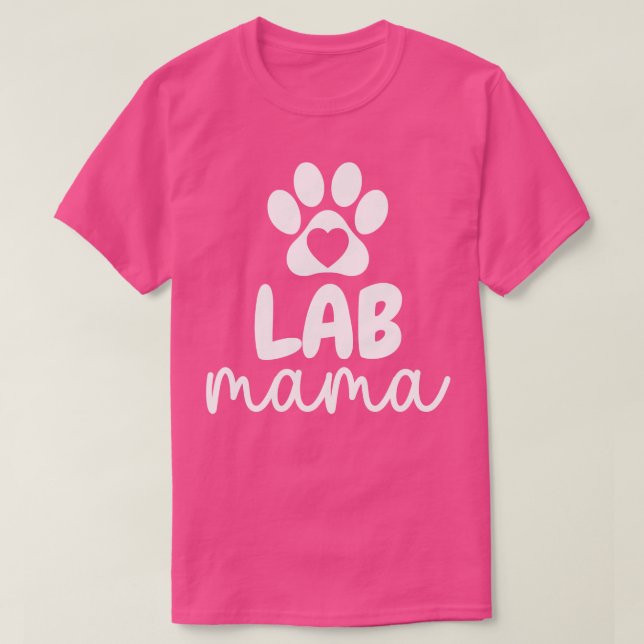 Labrador Mama Paw T-Shirt (Design vorne)