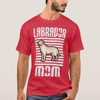 Labrador Mama Proud Hunde T-Shirt