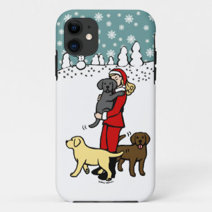 Labrador-Mama-Sankt-Weihnachten Case-Mate iPhone Hülle