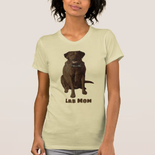 Labrador Mama Schokolade Labrador Retriever T-Shirt