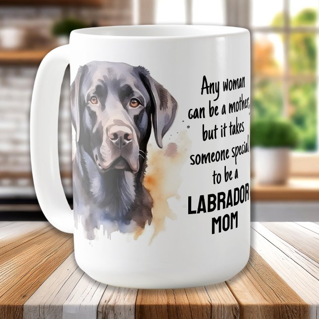 Labrador-Mama - Schwarzer Lab-Hundelag - Muttertag Tasse (Von Creator hochgeladen)