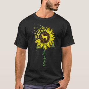 Labrador-Mama Sonnenblume Labrador Retriever Hunde T-Shirt