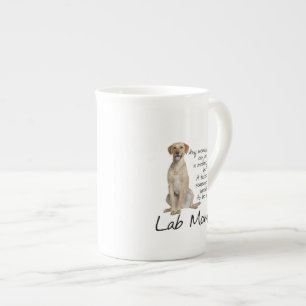 Labrador-Mama-Tasse Prozellantasse
