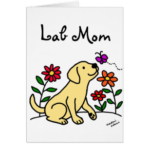 Labrador-Mama u. Grün