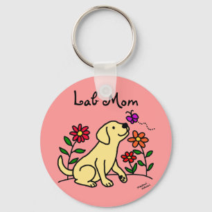 Labrador-Mama u. Grün Schlüsselanhänger