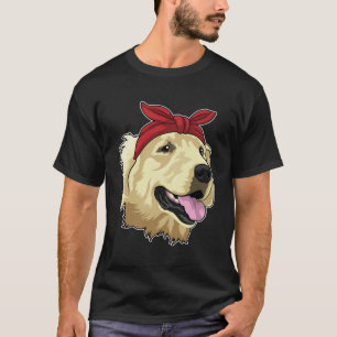 Labrador mit Bandana T-Shirt