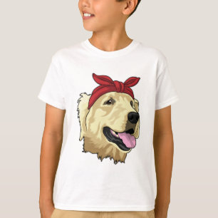 Labrador mit Bandana T-Shirt