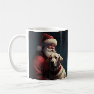 Labrador mit Weihnachtsmann Weihnachten Kaffeetasse