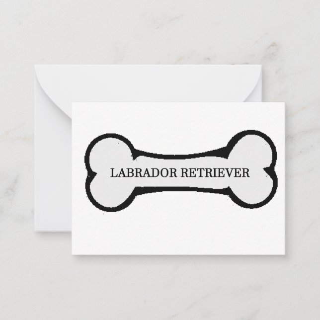 Labrador Mitteilungskarte (Vorderseite)
