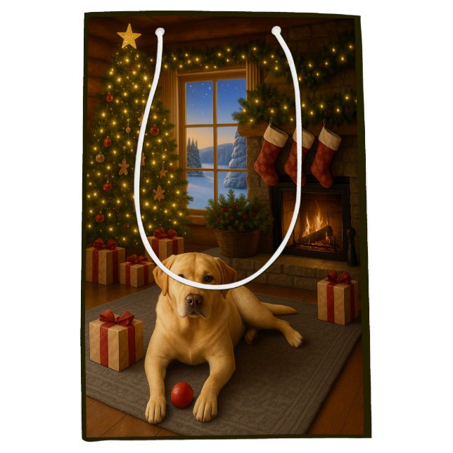 Labrador  mittlere geschenktüte (Vorderseite)