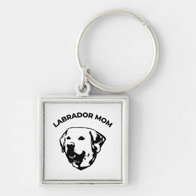 Labrador Mom  Schlüsselanhänger (Vorne)