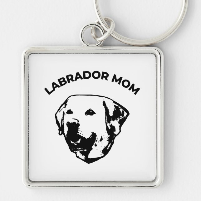 Labrador Mom   Schlüsselanhänger (Vorne)
