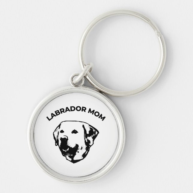 Labrador Mom   Schlüsselanhänger (Vorne)