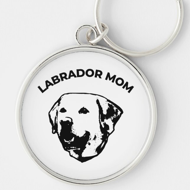 Labrador Mom  Schlüsselanhänger (Vorne)